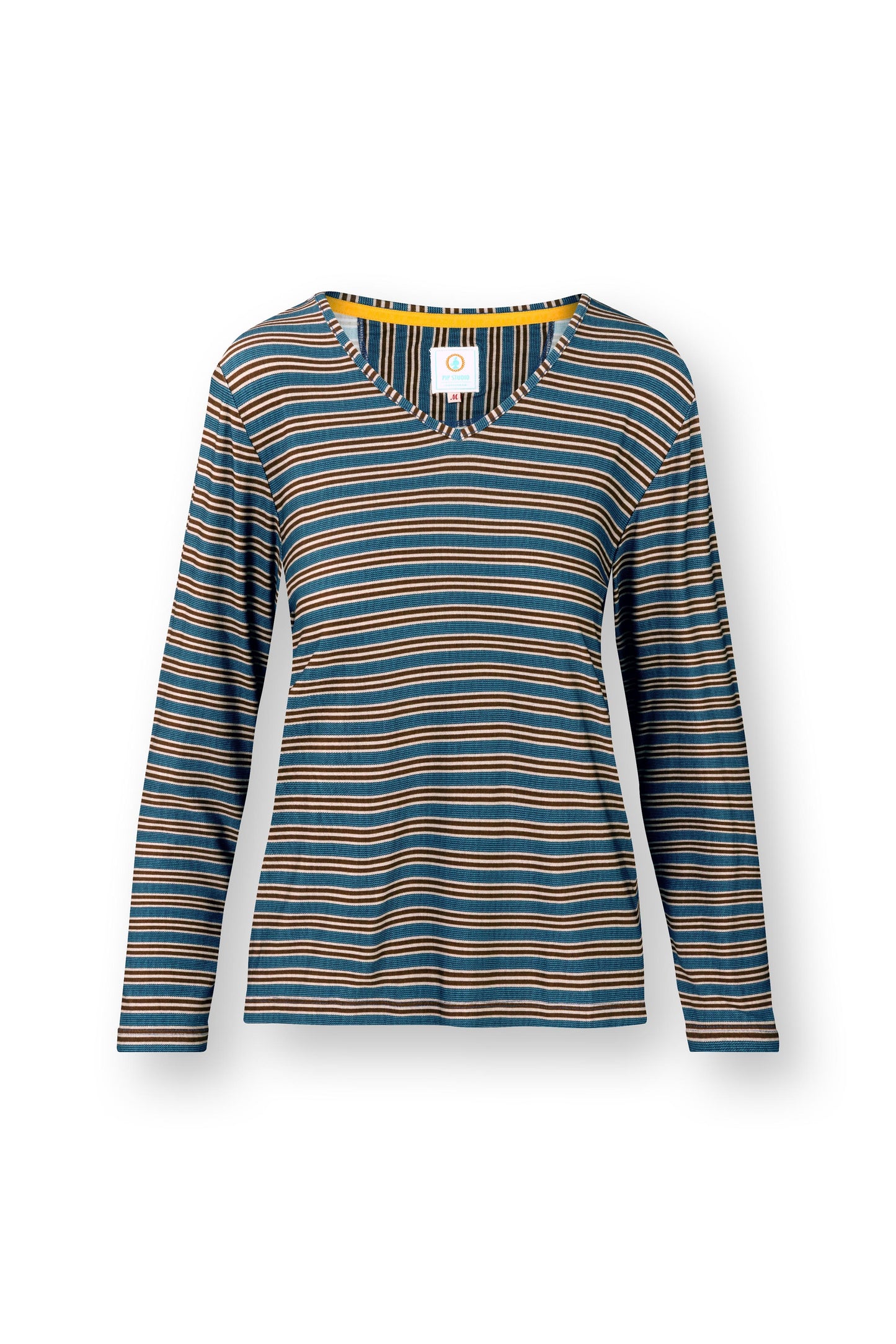 Trice Long Sleeve Top Kente Stripe