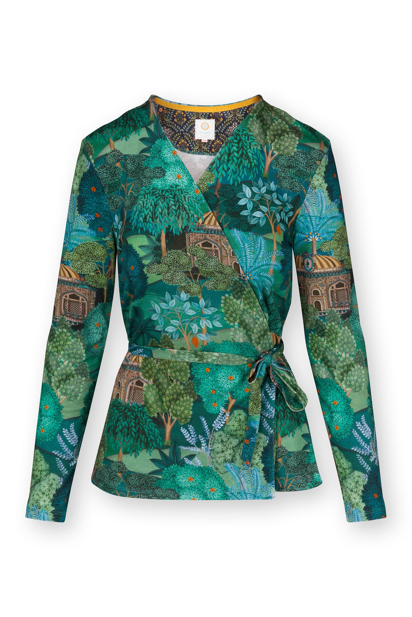 Teagan Vest Long Sleeve Jardin de Noche