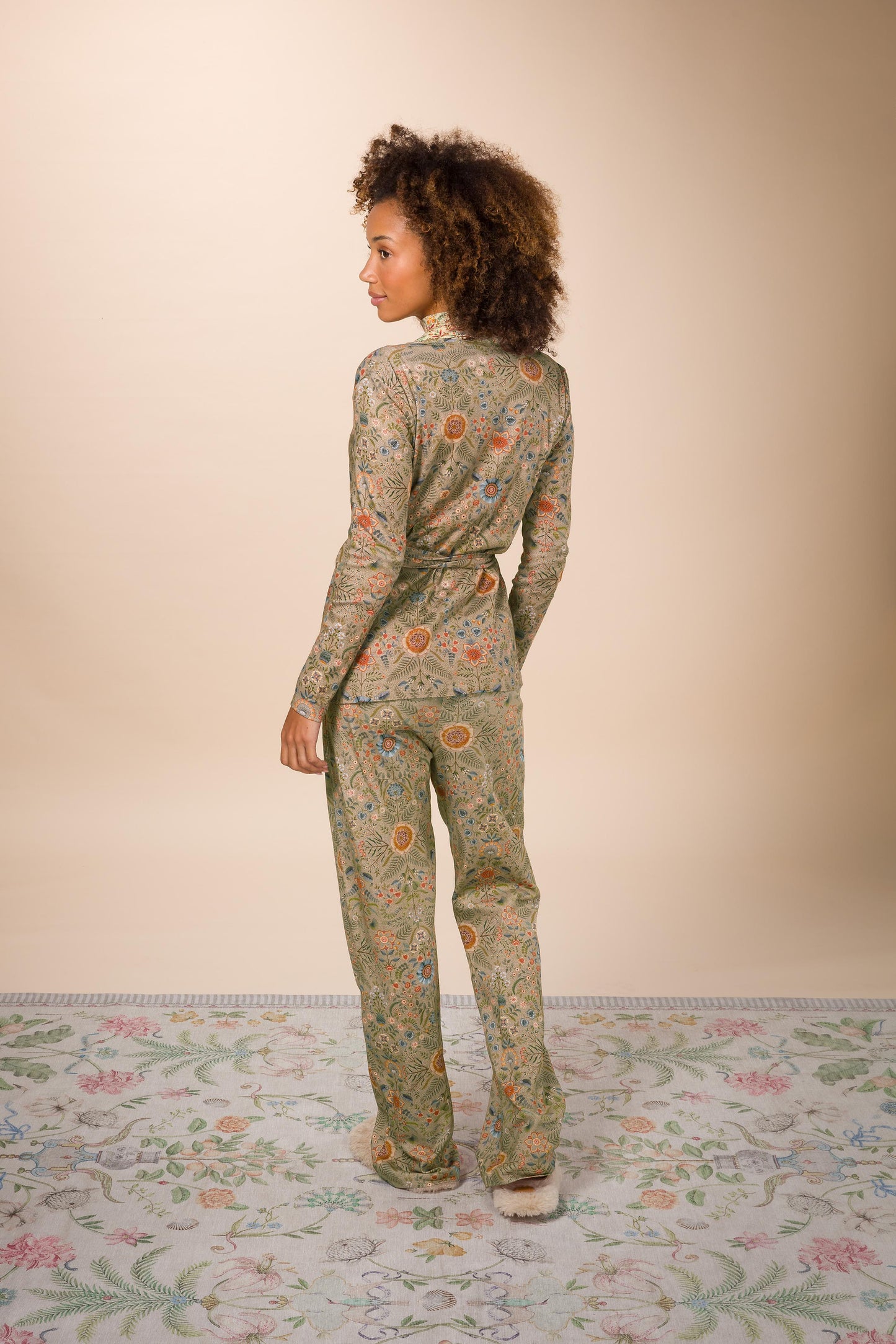 Blake Long Trousers Flore Pequeña