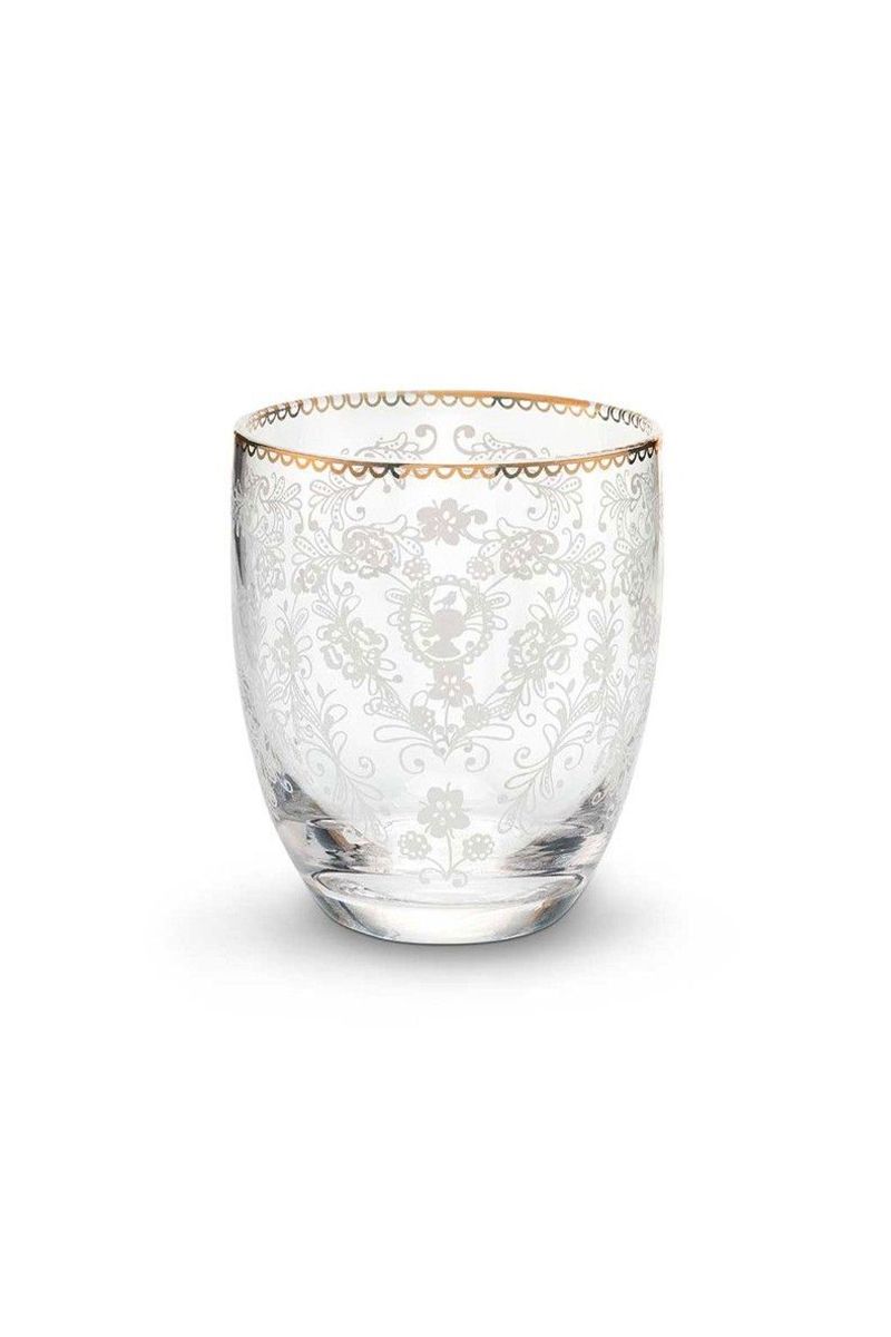 Water Glass Floral 280ml