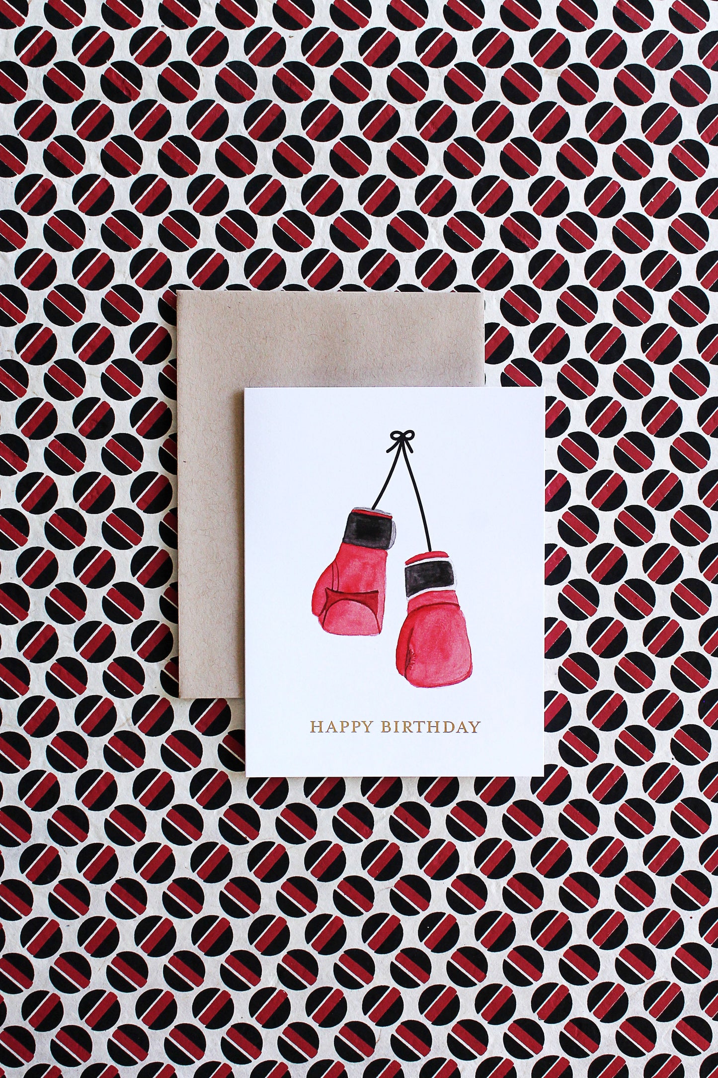 Kickboxing Birthday Card