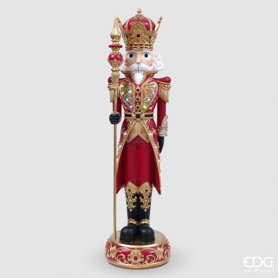 5' Nutcracker Soldier With LED & Music