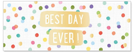 No. 10 Card - Best Day Ever Confetti
