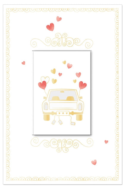Wedding Getaway Car Card