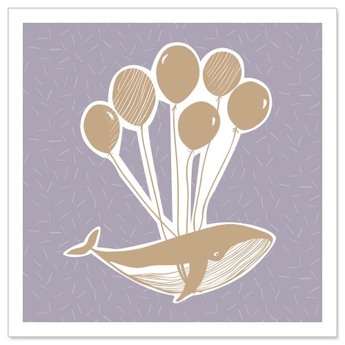 Mini Card - Whale