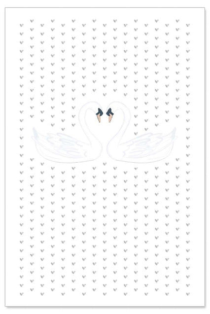 Swan Heart Card