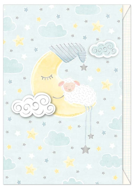 Sweet Dreams Blue Baby Card