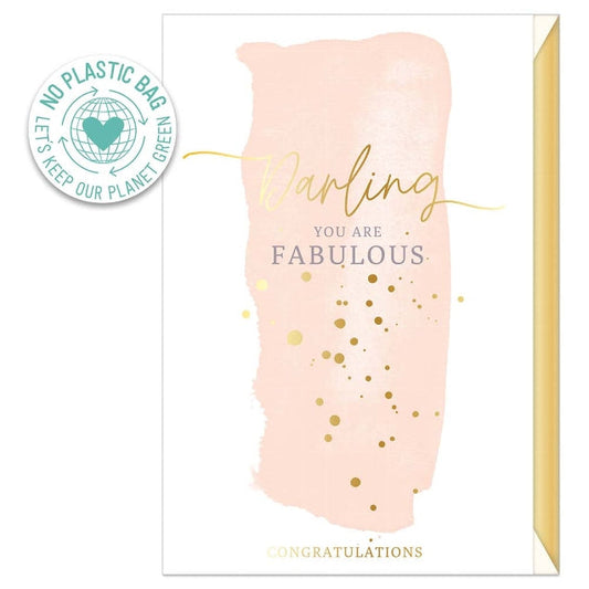 Darling You Are Fabulous Congratulations Card