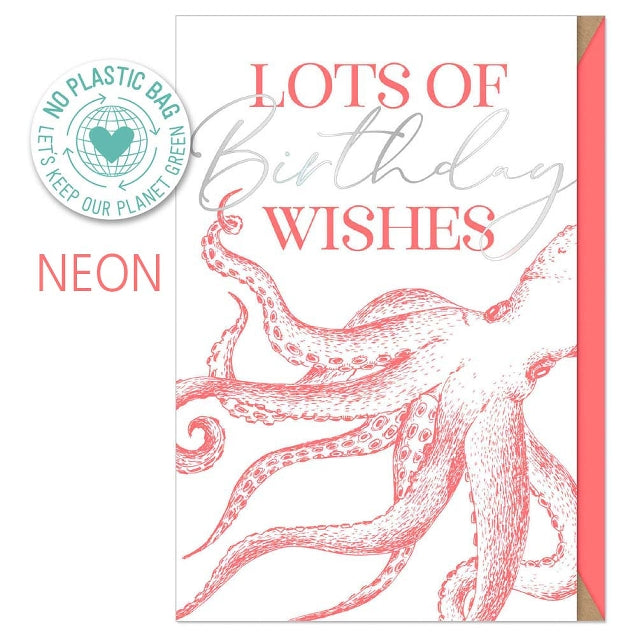 Neon Octopus Birthday