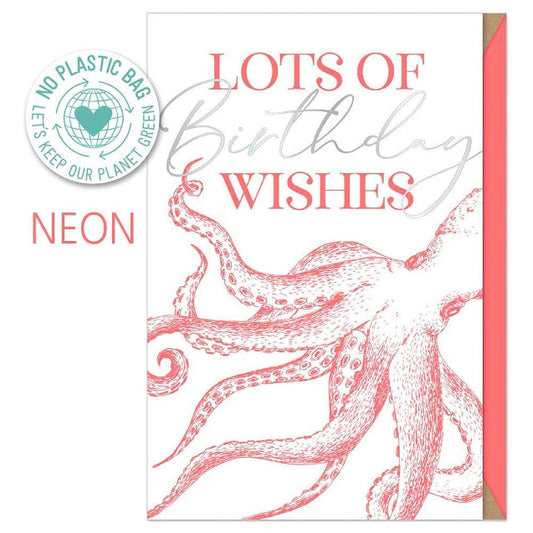 Neon Octopus Birthday