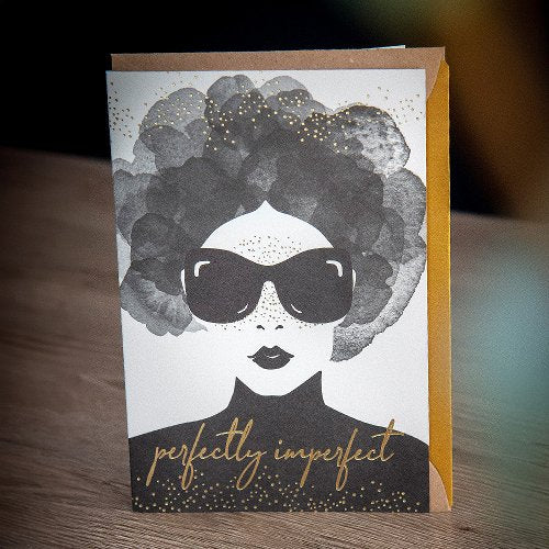 Perfectly Imperfect Chic Woman Pure Card