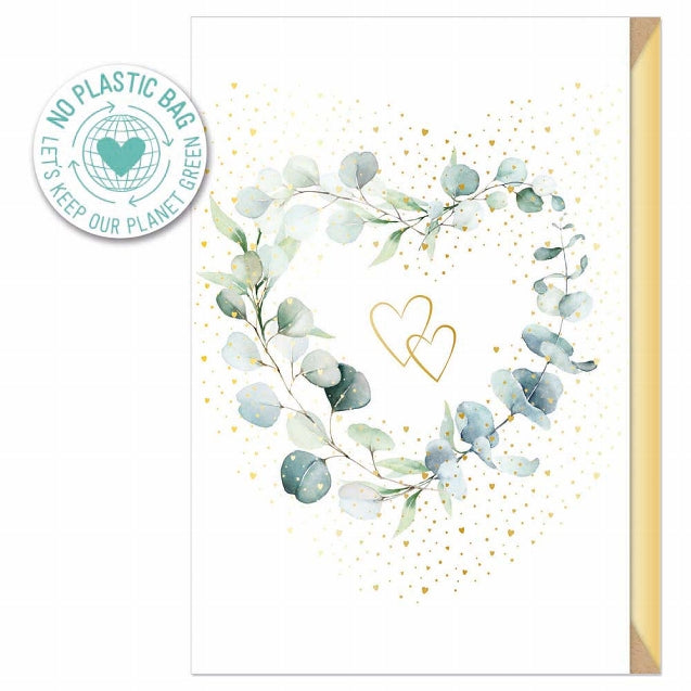 Eucalyptus Hearts Card