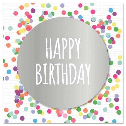 Mini Card - Birthday Confetti
