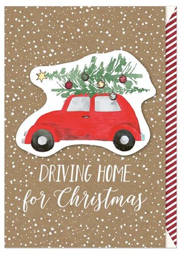 Driving Home For Christmas Pure Card