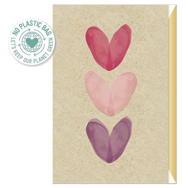 Triple Hearts Pure Card