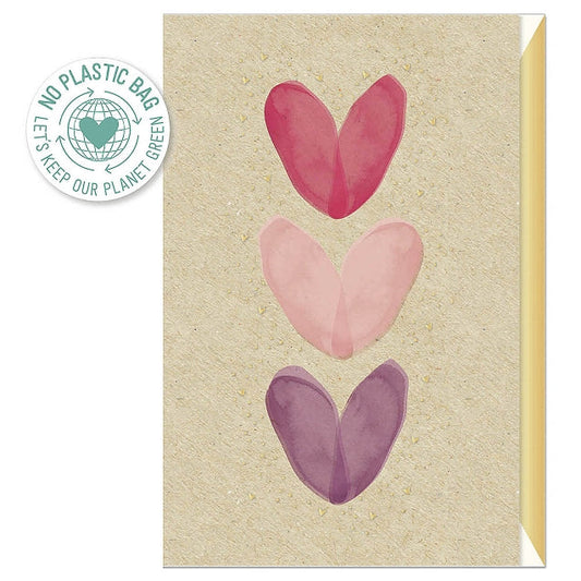 Triple Hearts Pure Card