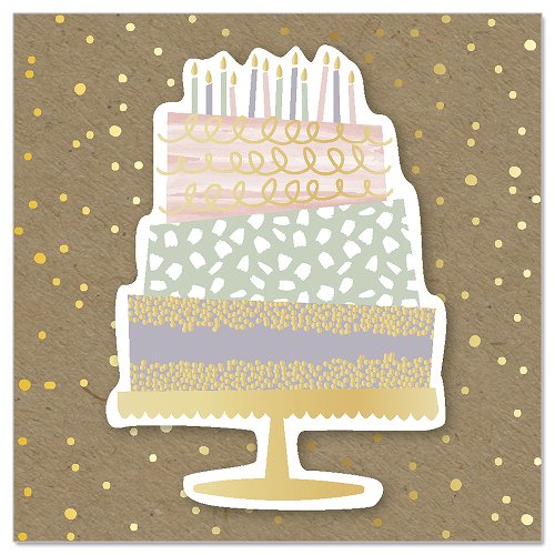 Mini Card - Celebration Cake