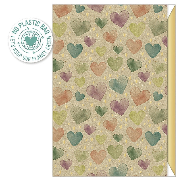 Confetti Hearts Pure Card