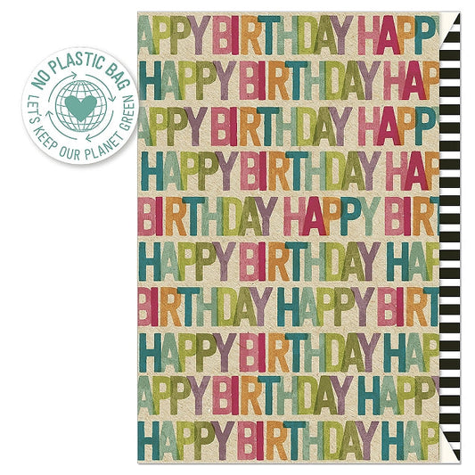 Happy Birthday Text Pure Card