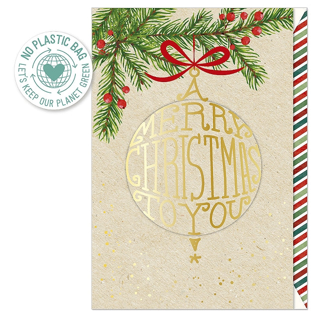 Christmas Bauble Pure Card