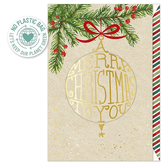 Christmas Bauble Pure Card