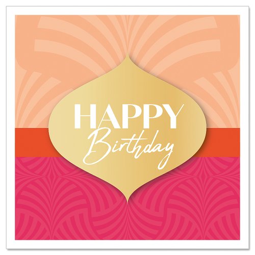Mini Card - Ornamental Birthday