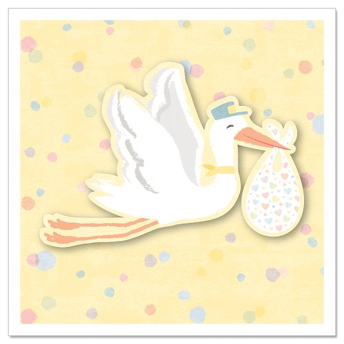 Mini Card - Stork