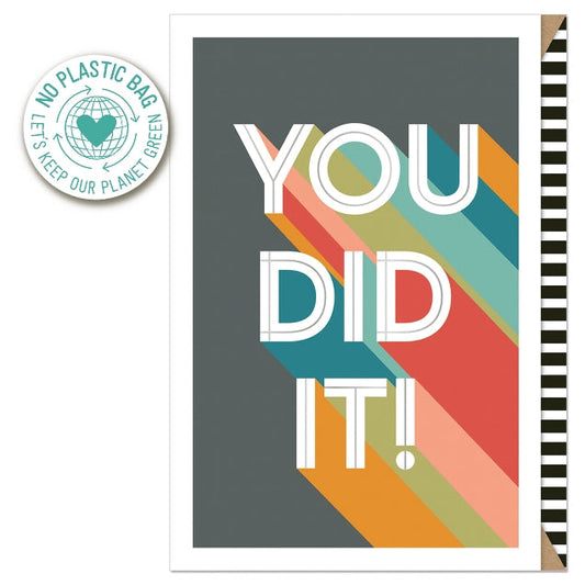 You Did It Card