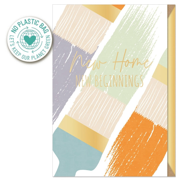 Paintbrush New Home Card