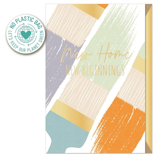 Paintbrush New Home Card