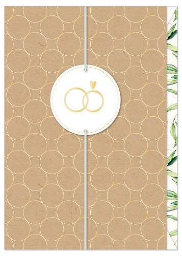 Wedding Rings Art Deco Card