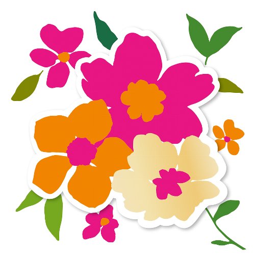 Mini Card - Summer Flowers