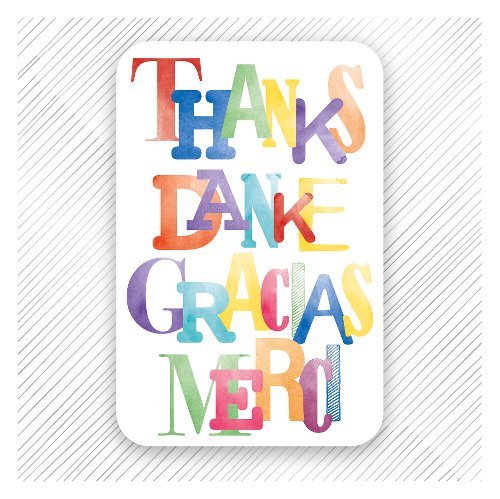 Mini Card - International Thanks