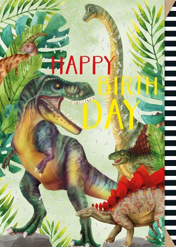 Kids Dinosaur Birthday Card