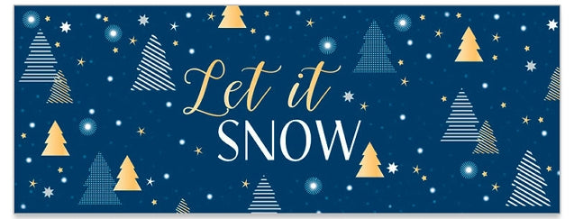 No. 10 Card - Let It Snow