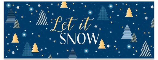 No. 10 Card - Let It Snow