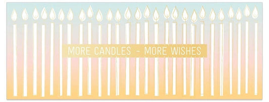 No. 10 Card - More Candles More Wishes