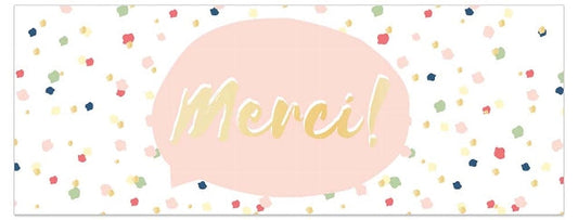 No. 10 Card - Merci Confetti