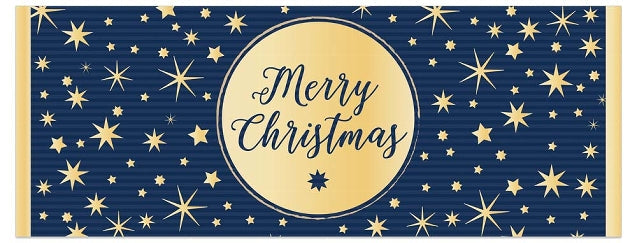 No. 10 Card - Merry Christmas Navy