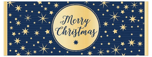 No. 10 Card - Merry Christmas Navy