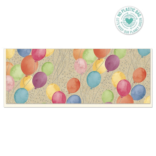 No. 10 Pure Card - Birthday Balloons