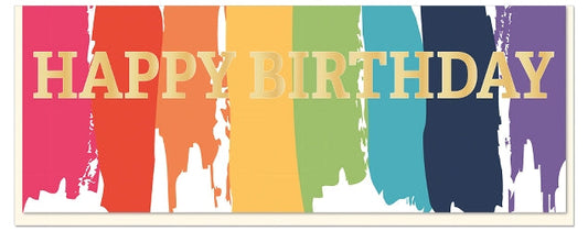 No. 10 Card - Birthday Paint Splatter