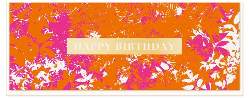 No. 10 Card - Modern Vibes Happy Birthday