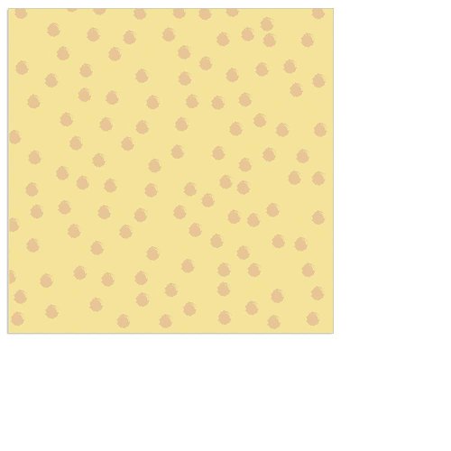 Beverage Napkin Gold Confetti