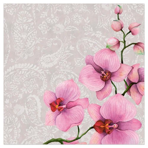 Luncheon Napkin Orchids