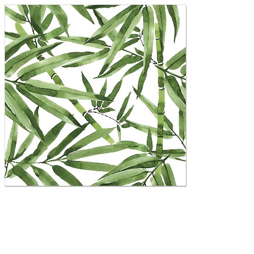 Beverage Napkin Bamboo Shoots