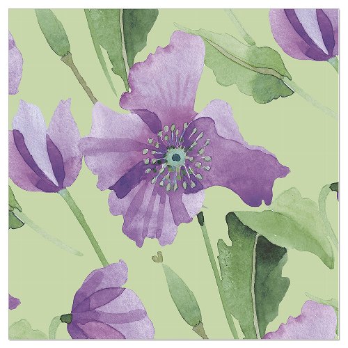 Luncheon Napkin Purple Blossoms