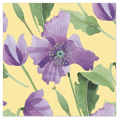 Luncheon Napkin Purple Blossoms