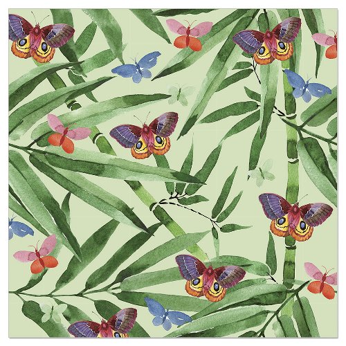Luncheon Napkin Butterfly Bamboo