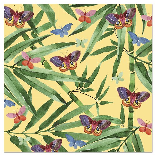 Luncheon Napkin Butterfly Bamboo